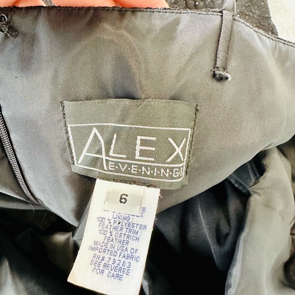 Alex Evenings Black Sparkle Maxi Dress - Picture 14 of 14